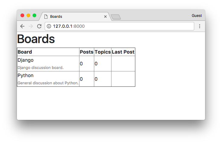 Boards主页Bootstrap