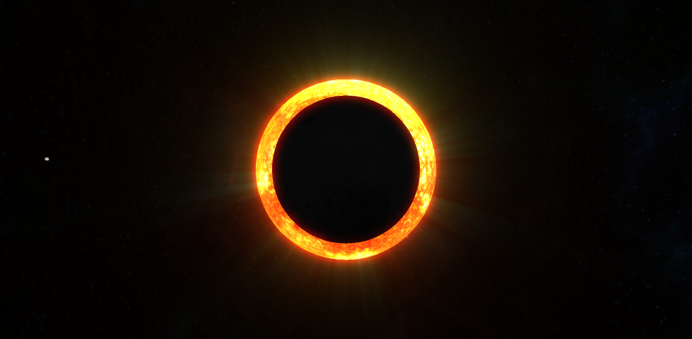 Cool looking eclipse