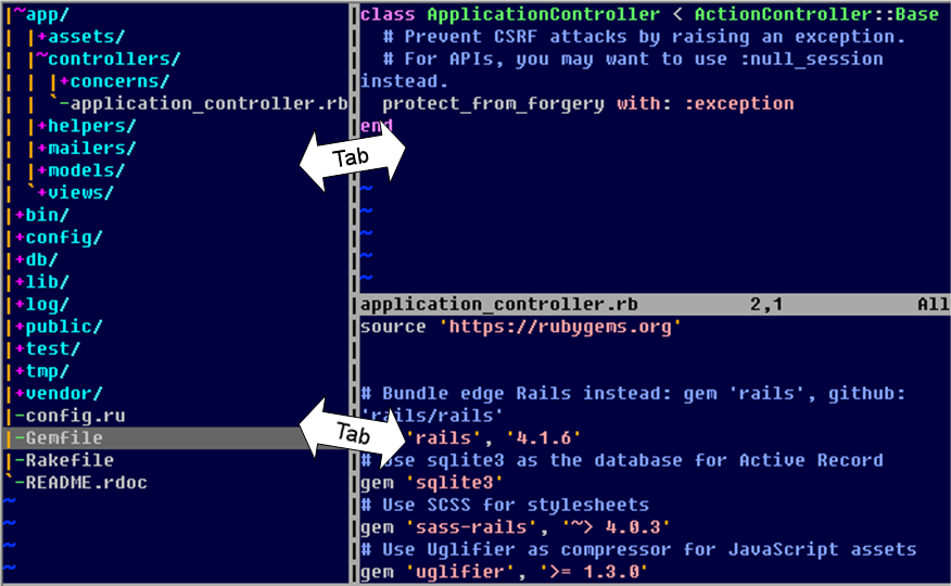 Diagram showing cursor toggling with window memory