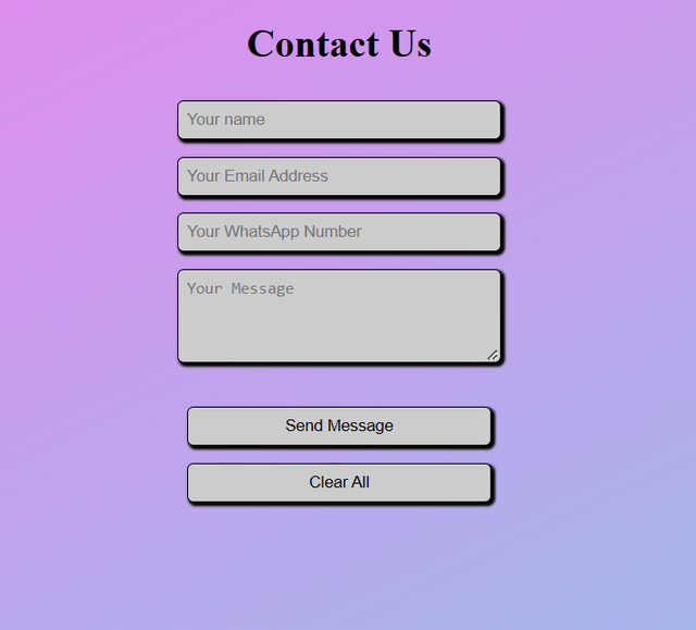 Contact Us Form