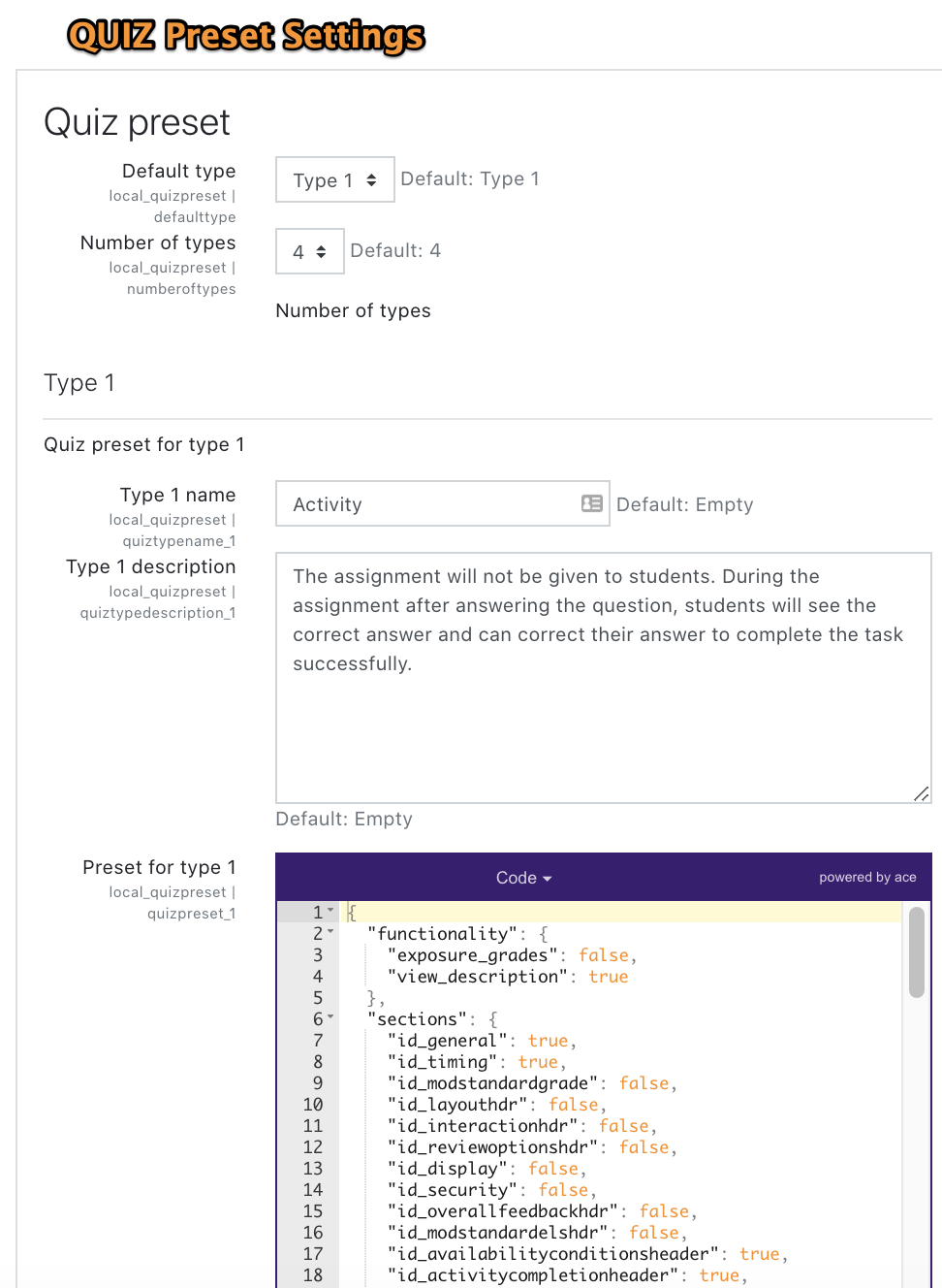 Quiz View Page