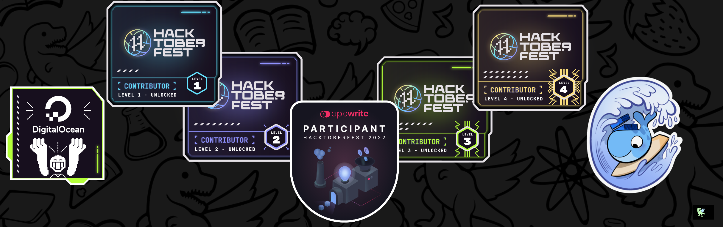 @hritikd3's Holopin board