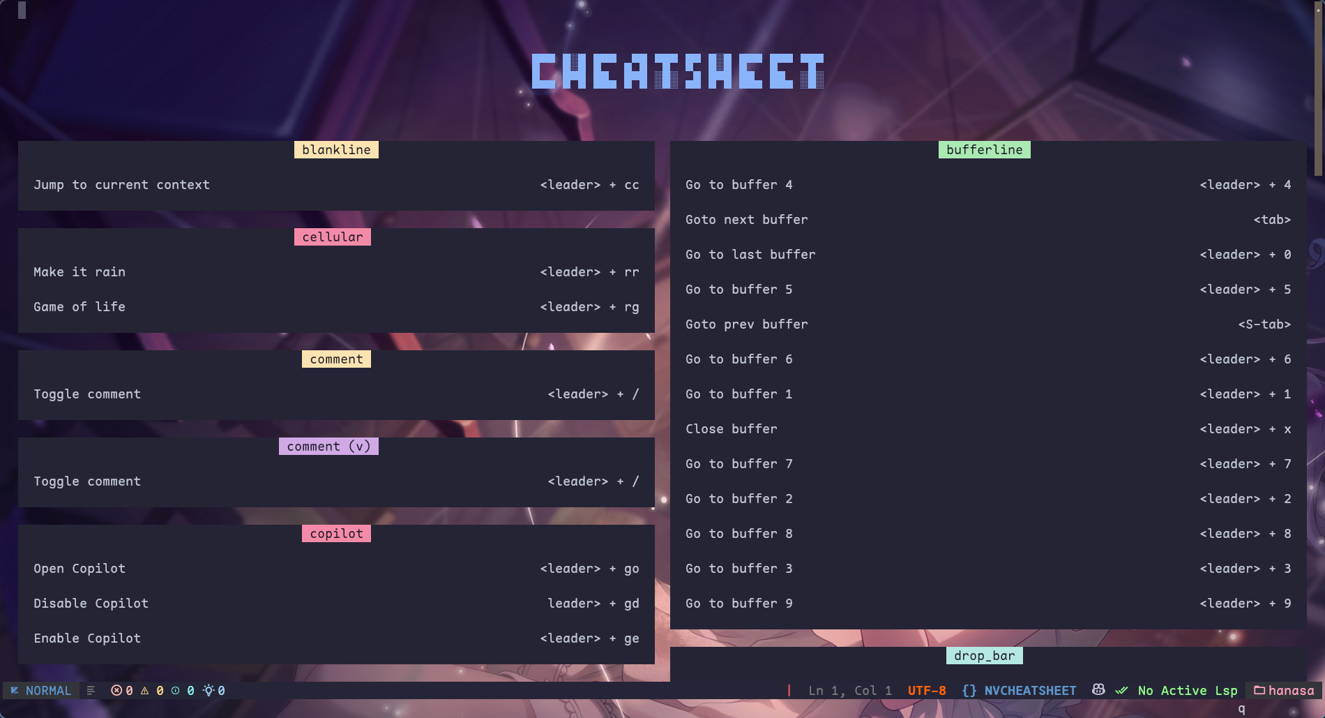 CheatSheet