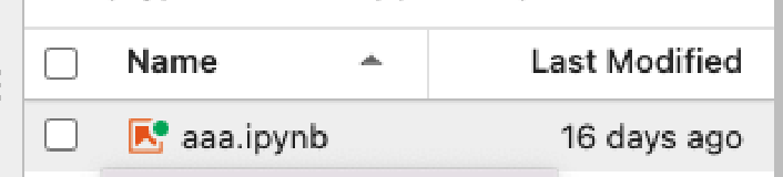 kernel status icon overlaid on file icon in JupyterLab file browser