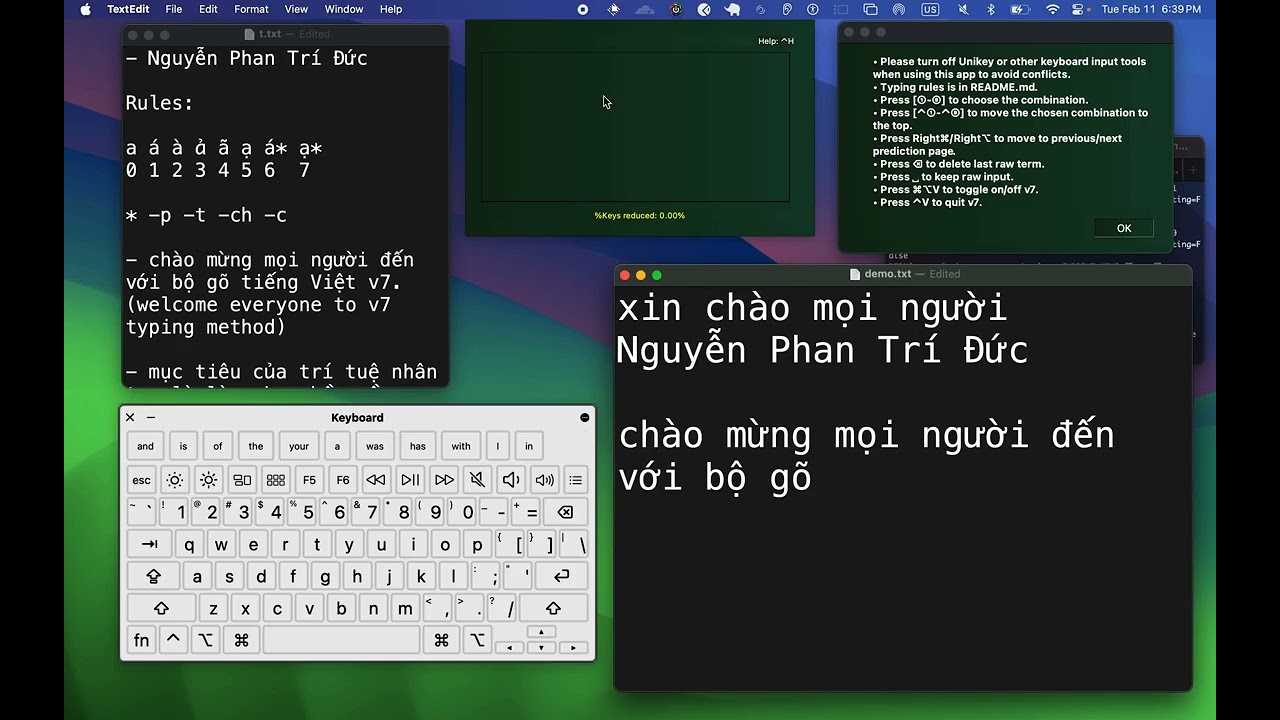 Introduction to v7: Toward a Faster Vietnamese Typing Toolkit