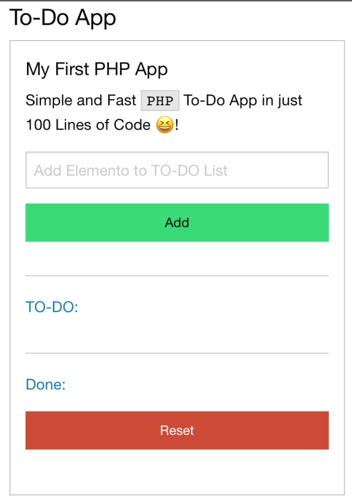 TO-DO App