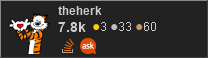 profile for theherk on Stack Exchange, a network of free, community-driven Q&A sites