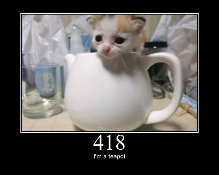 teapot I'M A TEAPOT