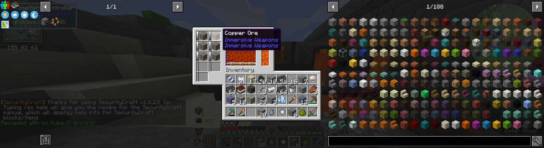 Image of Copper Ore not being detected by Tinker's Construct