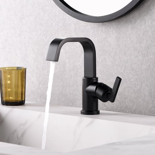 luxier-bsh14-sm-single-hole-single-handle-bathroom-faucet-with-drain-in-matte-black-1