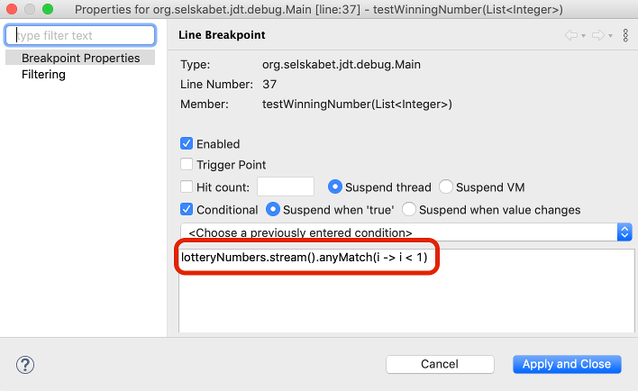 debug functional expressions