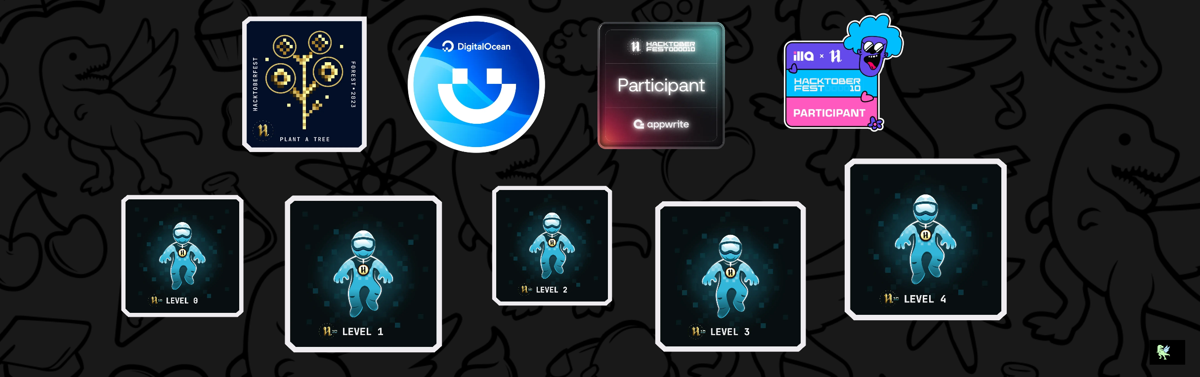 An image of @rishikaaa_ishh_'s Holopin badges, which is a link to view their full Holopin profile