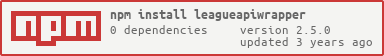 https://www.npmjs.com/package/leagueapiwrapper