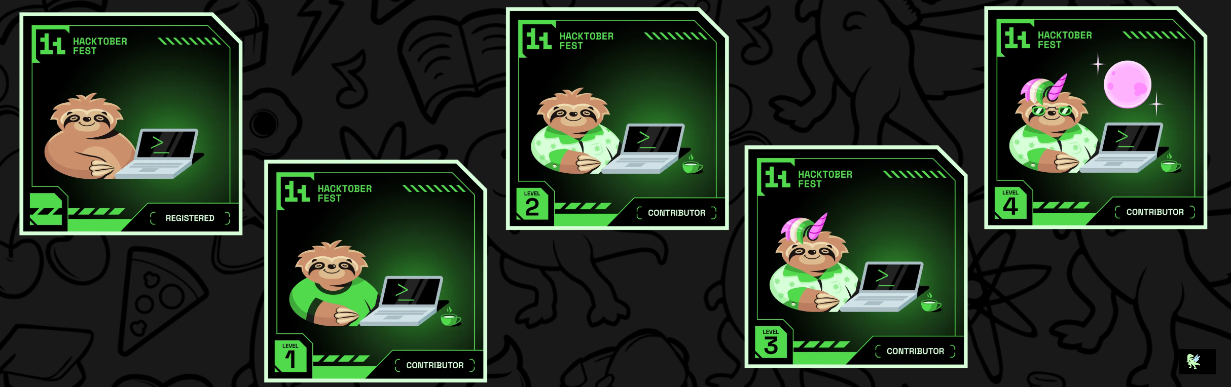 An image of @nikhiljangra264's Holopin badges, which is a link to view their full Holopin profile