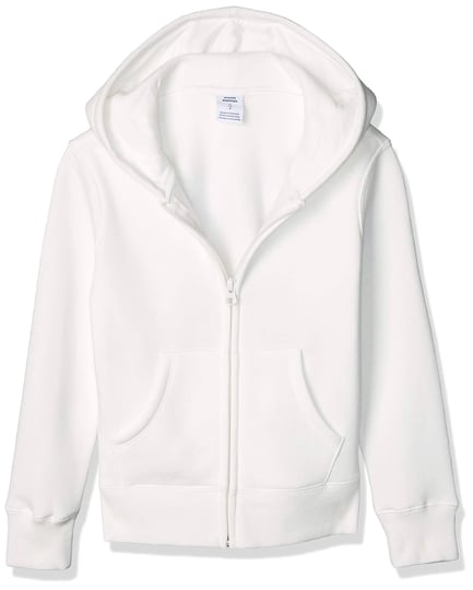 amazon-essentials-girls-fleece-zip-up-hoodie-sweatshirt-white-large-1