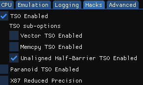 TSO options in FEX