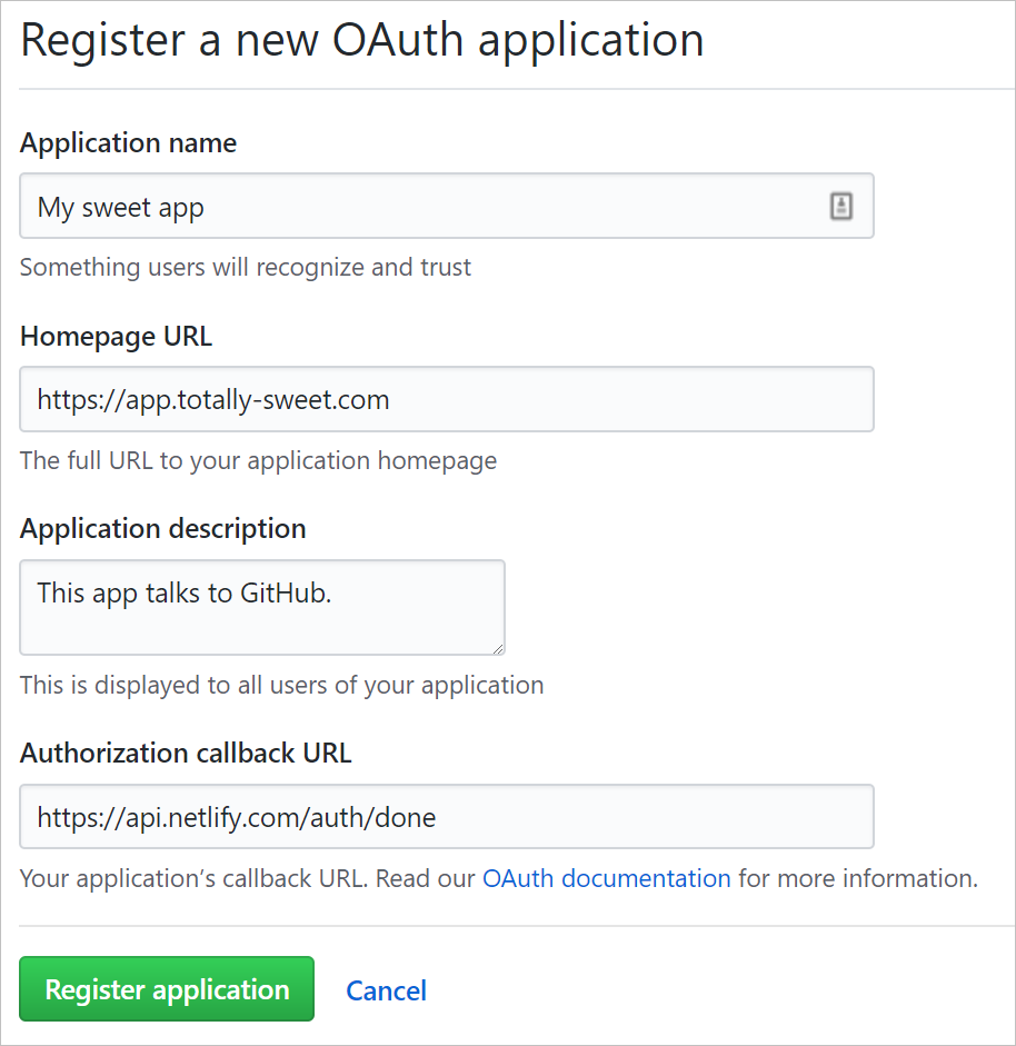 Netlify and GitHub Authorization