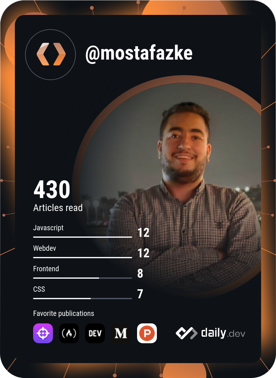 Mostafa Zaki's Dev Card