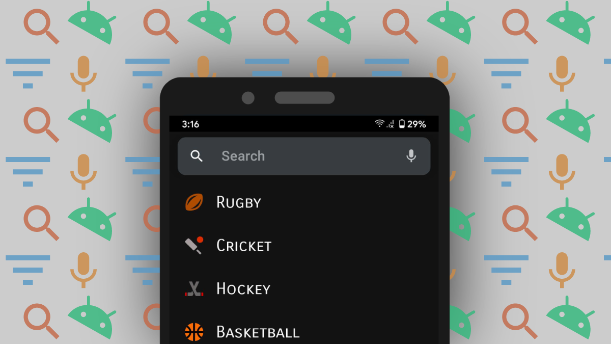 Filter Search RecyclerView
