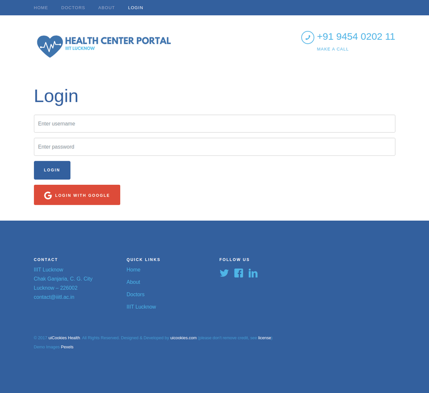 Login Page