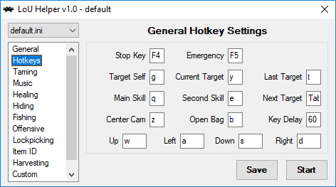 Hotkeys