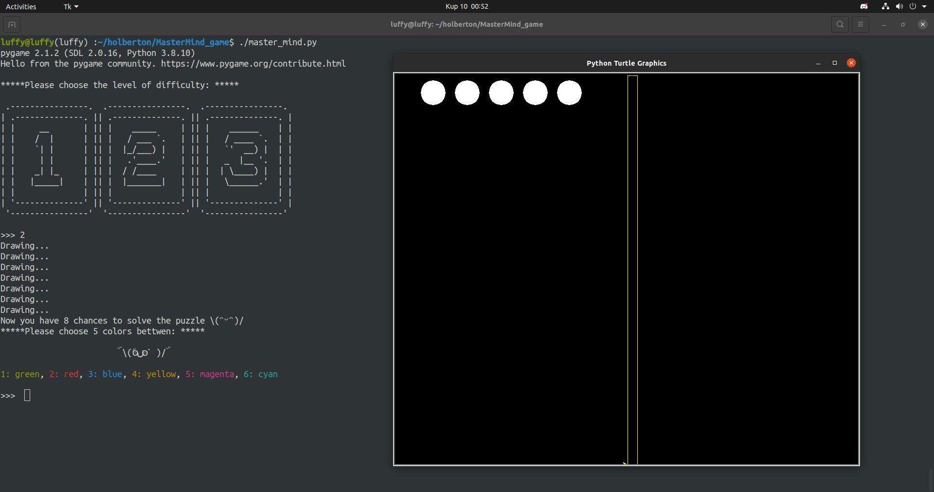 GitHub - kateincoding/MasterMind_game: HackDay: Coding the game ...