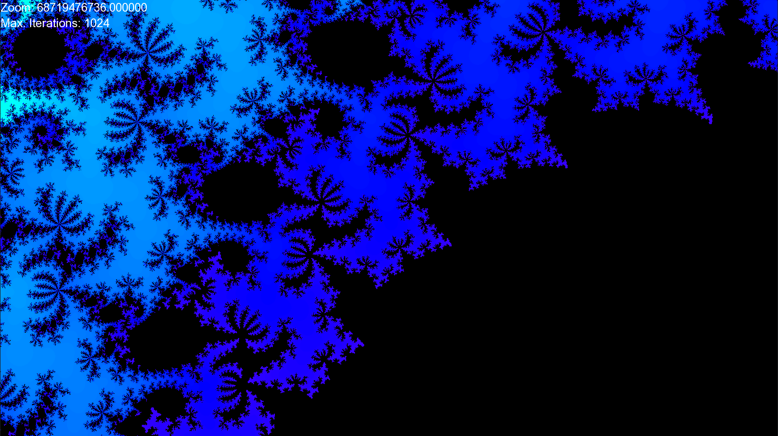 A very zoomed in example of the mandelbrot set