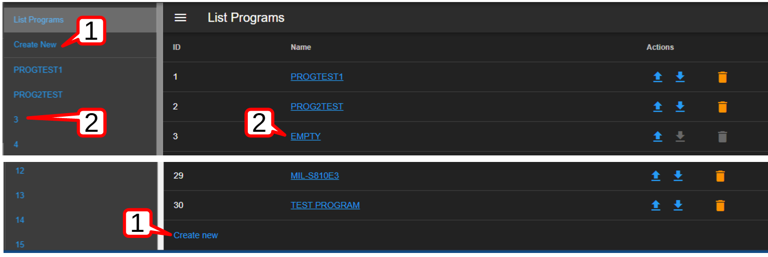 Different methods to creating a new program