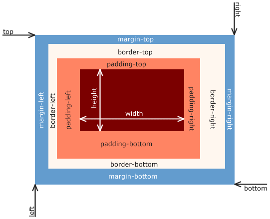 Margin-Border-Padding Model