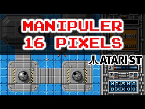 Manipuler des groupes de 16 pixels en assembleur sur Atari ST