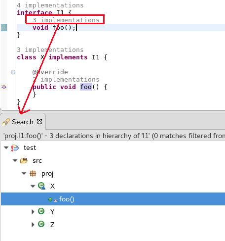 method implementation codeminings click