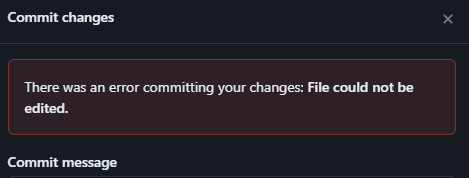 Commit changes...