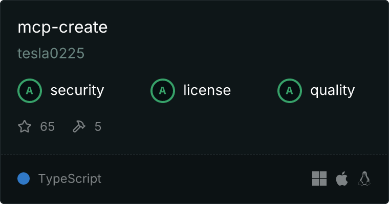 Create Server MCP server