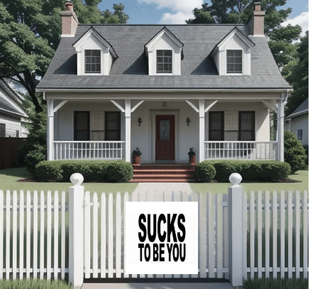 sucks for a house