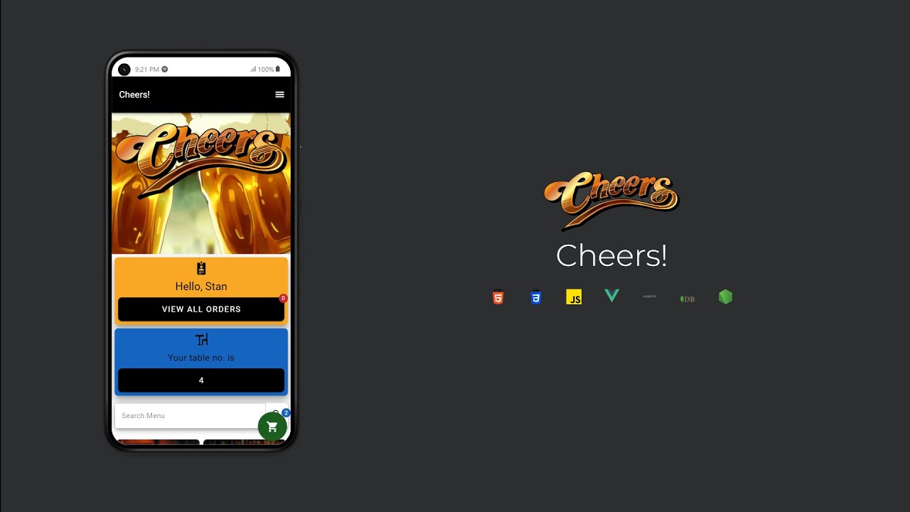 CheersApp Demo Video