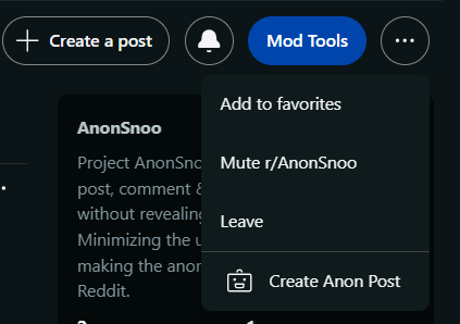 Create Anon Posts