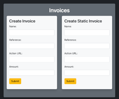 Invoice Section