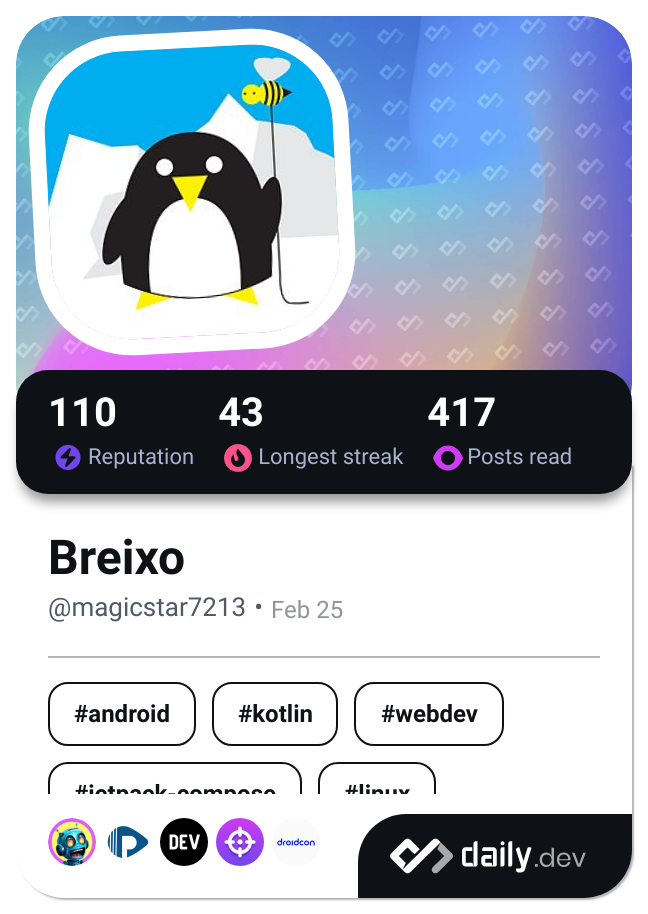 Breixo's Dev Card