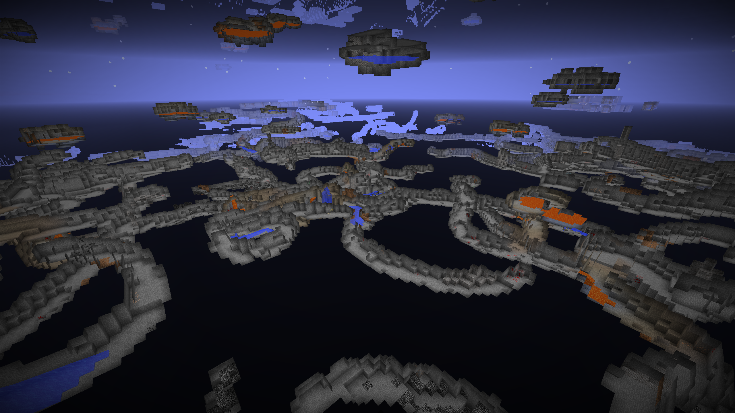 Tunnels on the world floor