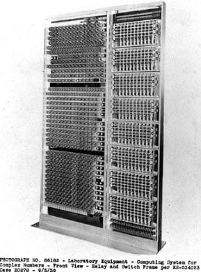 CNC computer of Stibitz, copyright Lucent Technologies