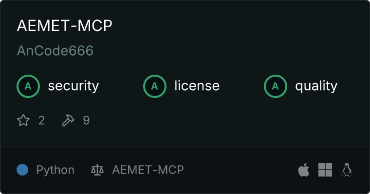 AEMET-MCP MCP server