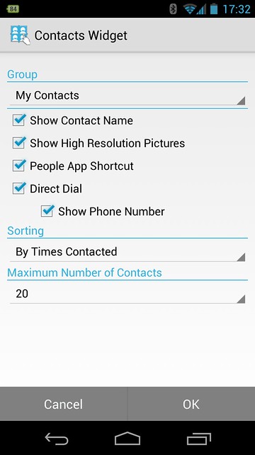 Config Dialog