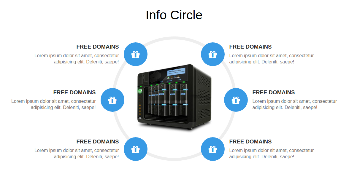 Info circle desktop preview