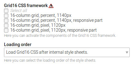 Layout CSS-Framework