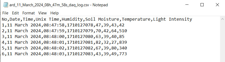 Arduino data acquisition system that logs data to csv file using Python and tkinter