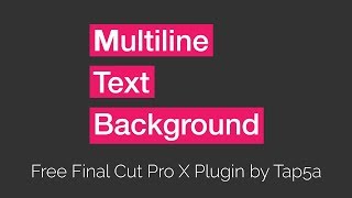 Tap5a Multiline Text Background