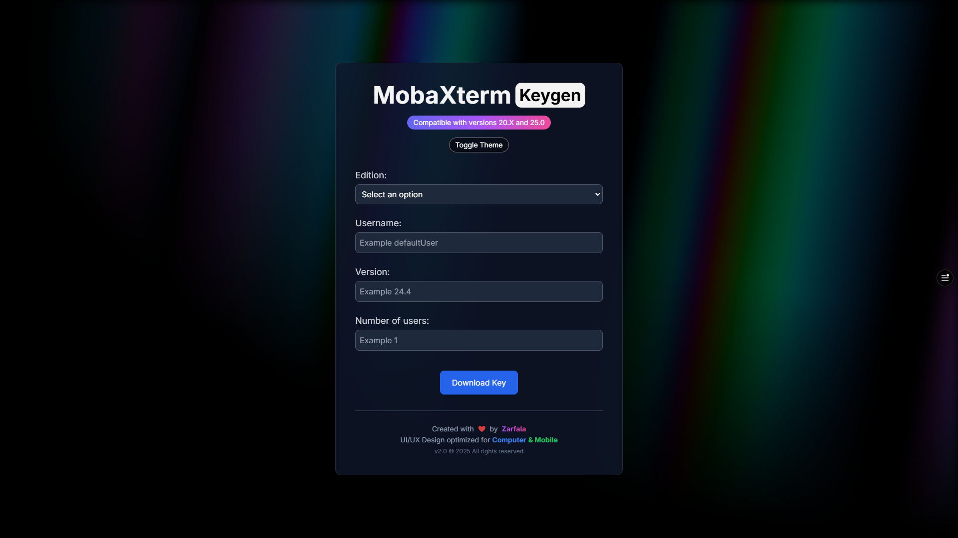 MobaXterm Key Generator Example