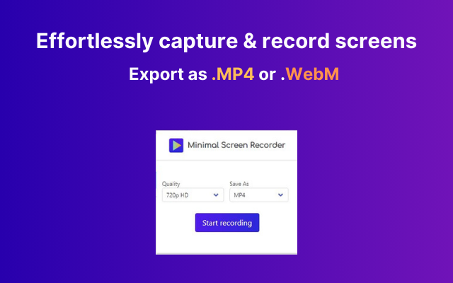 ChromeExtensionScreenRecorder