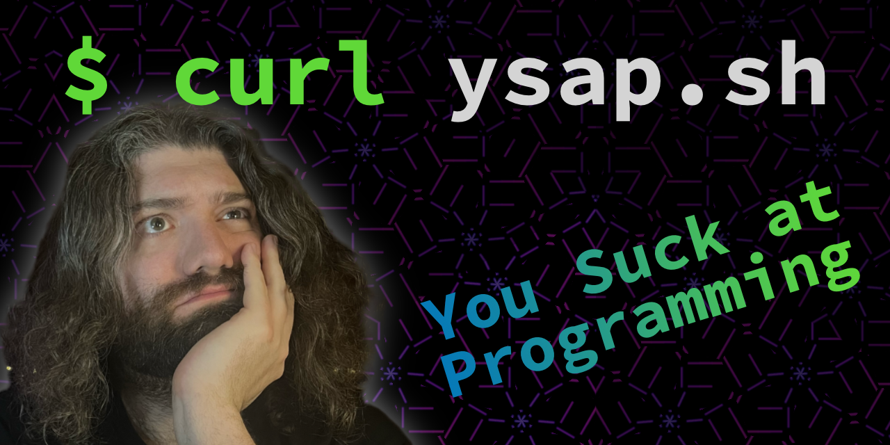 You Suck at Programming Banner