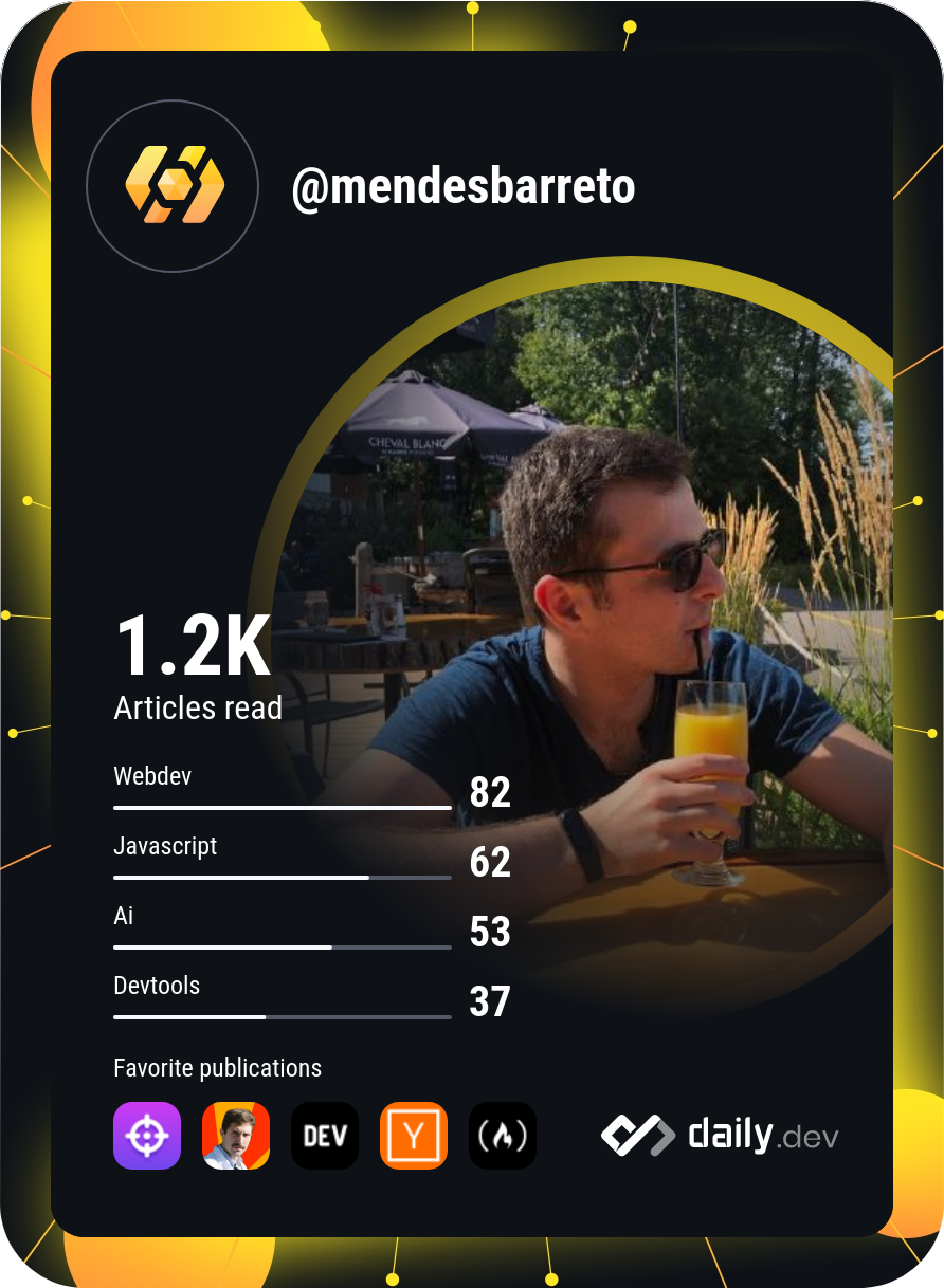 Douglas Mendes's Dev Card